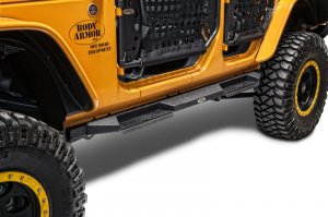 Jeep Wrangler JK Side Steps - Body Armor 4x4 - Rocksteps - `07-`18