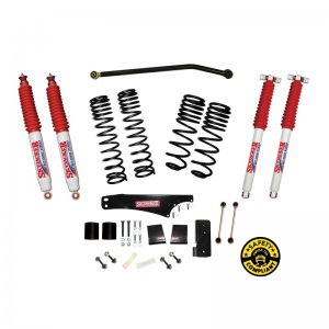 Jeep Wrangler JK Long Travel Kit - Skyjacker - 3.5in-4in Lift Kit w/Hydro 7000 Shocks - `07-`18