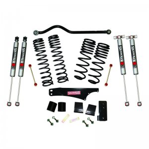 Jeep Wrangler JK Long Travel Kit - Front + Rear - Skyjacker - 3.5in-4in Lift w/M95 Monotube Shocks - `07-`18