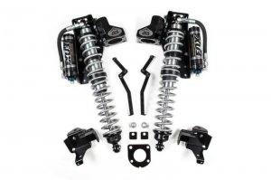 Jeep Wrangler JK Coilover Mounting Kit - Front - JKS Manufacturing - semi-gloss black