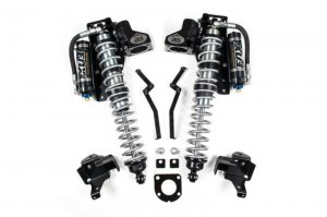 Jeep Wrangler JK Coilover Mounting Kit - Front - JKS Manufacturing - semi-gloss black