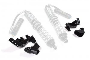 Jeep Wrangler JK Coilover Conversion Mounting Brackets - Rear - JKS Manufacturing - Black - `07-`18