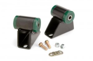 Jeep Motor Mounts - Front - JKS Manufacturing - High Performance, 1 in - Black - 4.0L, 4.2L - 0