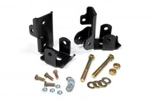 Jeep Wrangler JK Shock Relocation Kit - Rear - JKS Manufacturing - Black