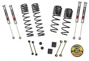 Jeep Wrangler JL Long Travel Kit - Skyjacker - Long Travel 2 Stage 2in-2.5in Coil System - Black - 2018