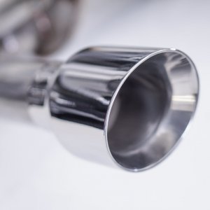 Jeep Wrangler JL Axle Back Exhaust System - Rear - Stainless Works - Factory Connect - 3.6L - 2018