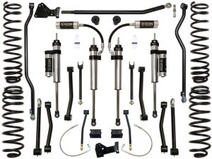 Jeep Wrangler JK Suspension Lift Kit - Front + Rear - ICON - Stage 3 - `07-`18