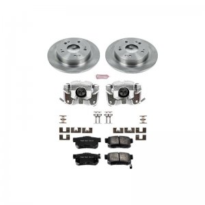 Honda Civic Brake Kit - Rear - PowerStop - Autospecialty Rotors + Evolution Ceramic Pads + Non-coated Calipers - `06-`15