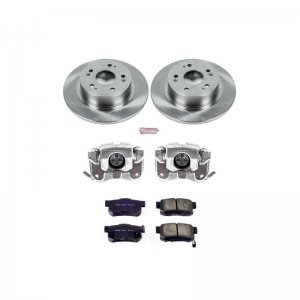 Honda Civic Brake Kit - Rear - PowerStop - Autospecialty Rotors + Evolution Ceramic Pads + Calipers - 2015