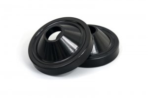 Jeep Wrangler JK Coil Spring Spacers - Rear - Daystar - Black - `07-`18