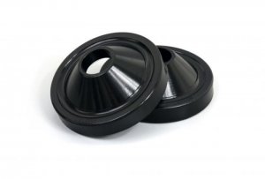 Jeep Wrangler JK Coil Spring Spacers - Rear - Daystar - Black - `07-`18