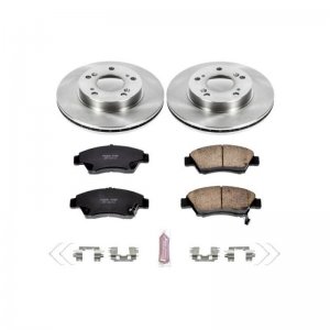 Honda Civic Brake Kit - Front - PowerStop - Z17 Evolution Plus Rotors + Ceramic Pads - `06-`11