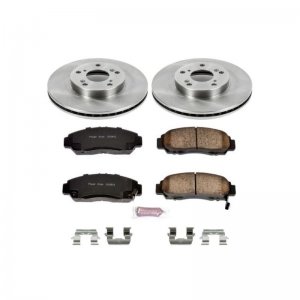 Honda Civic Brake Kit - Front - PowerStop - Autospecialty Rotors + Z17 Evolution Plus Ceramic Pads - `06-`11