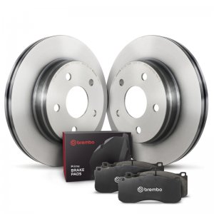 Porsche Macan Brake Kit - Rear - Brembo OE - OE Equiv Rotors - `15-`20