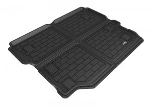 Jeep Wrangler JL Cargo Liner - 3D MAXpider - Cross Fold - Black - `18-`24