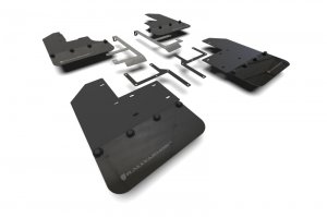 Jeep Gladiator Mud Flap - Rally Armor - UR Series - Black/Grey - `19-`24