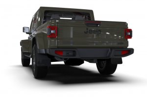 Jeep Gladiator Mud Flap - Rally Armor - UR Series - Black/Metallic Black Logo - `19-`24