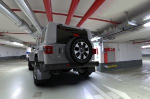 Jeep Wrangler JL Mud Flap Kit - Rally Armor - UR - Black / Blue Logo - `18-`22