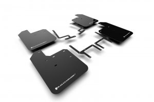 Jeep Wrangler JL Mud Flap Kit - Rally Armor - UR - Black - `18-`22