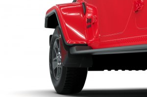 Jeep Gladiator Mud Flap - Rally Armor - UR Series - Black/Red - `19-`25