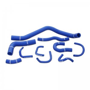Honda Civic Radiator Coolant Hose Kit - Mishimoto - Silicone - Blue - `88-`91