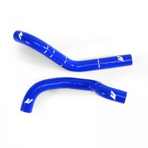 Honda Civic Radiator Hose Kit - Mishimoto - Silicone, K-Series Swap - Blue - `92-`00