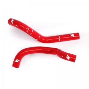 Honda Civic Radiator Hose Kit - Mishimoto - Silicone, K-Series Swap - Red - `92-`00
