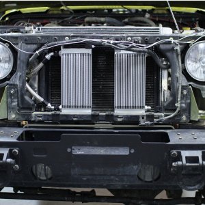 Jeep Wrangler JK Oil Cooler Kit - Mishimoto - Thermostatic - 3.8L - `07-`11