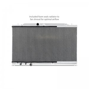 Honda Civic Radiator - Mishimoto - Performance Aluminum, Type-R - 2023+