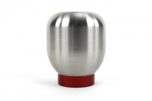 Honda Civic Shift Knob - Perrin Performance - Large - 6 Speed - Brushed Stainless Steel - `17-`18