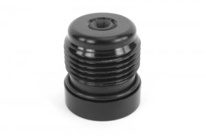 Honda Civic Shift Knob - Perrin Performance - Large - 6 Speed - Brushed Stainless Steel - `17-`18