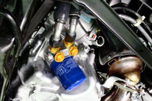 Honda Civic Oil Cooler Kit - Perrin Performance - Perrin - Type R - `17-`19