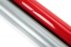 Honda Civic Strut Brace - Front - Perrin Performance - Glossy Red