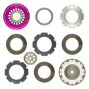 Porsche 911 Clutch Kit - Exedy - Hyper Triple Carbon-R Clutch, Rigid Disc, Pull Type Cover - H6 - `93-`97