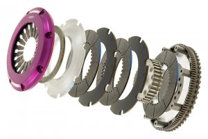 Porsche 911 Clutch Kit - Exedy - Hyper Triple Carbon-R Clutch, Rigid Disc, Pull Type Cover - H6 - `93-`97