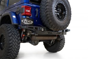 Jeep Wrangler JL Rear Bumper - Rear - Addictive Desert Designs - Stealth Fighter - Hammer Black - `18-`23