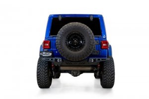Jeep Wrangler JL Rear Bumper - Rear - Addictive Desert Designs - Stealth Fighter - Hammer Black - `18-`23