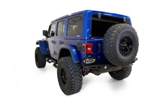 Jeep Wrangler JL Rear Bumper - Rear - Addictive Desert Designs - Stealth Fighter - Hammer Black - `18-`23