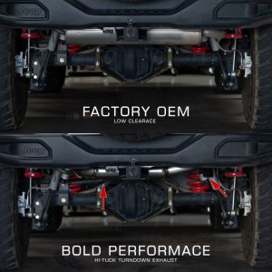 Jeep Wrangler JK Axle-Back Exhaust - Remark - HI-Tuck Turndown - `07-`18