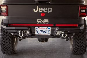 Jeep Gladiator Bumper - Rear - DV8 Offroad - MTO Series - Micro-texture black - `20-`23