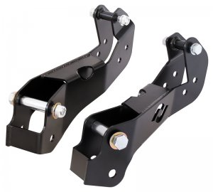 Jeep Gladiator Control Arm Geometry Correction Bracket - Front - RockJock - Semi-gloss black