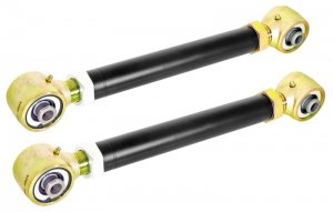 Jeep Gladiator Control Arms - Rear Upper - RockJock - Johnny Joint Adjustable - Semi-gloss black