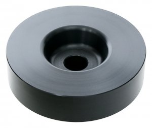 Jeep Gladiator Coil Spring Spacers - Rear - RockJock - Mojave, Axle Side - Black