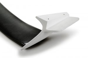 Honda Civic Rear Spoiler - TT-Style - FRP with Carbon Fiber Center - Seibon - `16 - `20 2DR