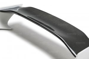 Honda Civic Rear Spoiler - TT-Style - FRP with Carbon Fiber Center - Seibon - `16 - `20 4Dr