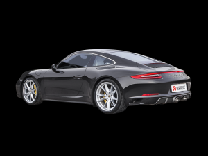 Porsche 911 Performance Exhaust - Akrapovic - Slip-On Line - Titanium with Titanium Tips - `16-`17