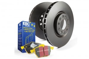 Jeep Renegade Brake Pads + Rotors - Rear - RK Series Premium Rotors - Yellowstuff Pads