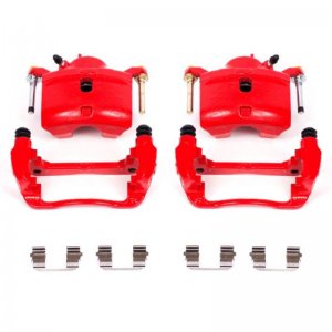Honda Civic Calipers - Front - PowerStop - Red - `13-`21