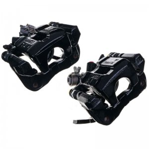 Honda Civic Calipers - Rear - PowerStop - Black - `06-`15
