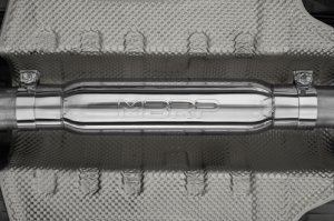 Honda Civic Performance Exhaust - Triple Center Outlet - MBRP - Cat-Back - Carbon - 2.0L - `23-`24